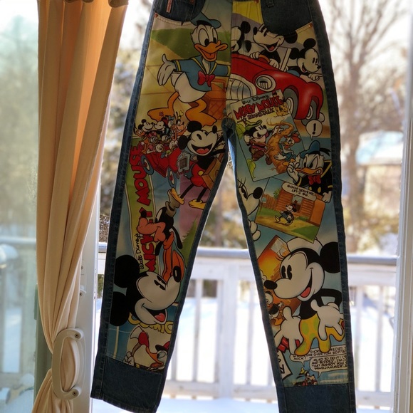 Vintage Denim - VINTAGE DISNEY EMBROIDERED DESIGNER MOM JEAN NWOT
